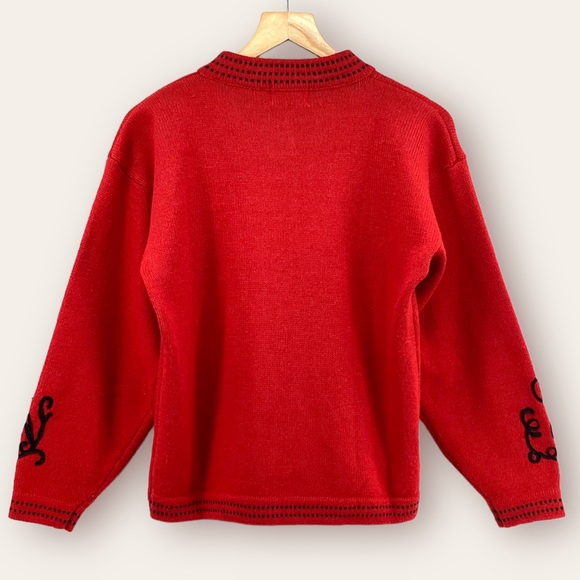 VINTAGE WOOL BLEND CROPPED SWEATER - Picture 5 of 11